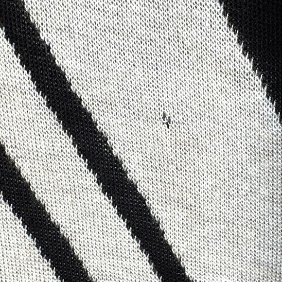 Travelers Chico's Open Front Cardigan Women S Ivory Black Geometric Chevron - Picture 5 of 7